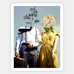 Love In The Open Air - Surreal/Collage Art Magnet